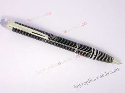 NEW Style Montblanc Starwalker Black Vertical stripes Ballpoint Pen